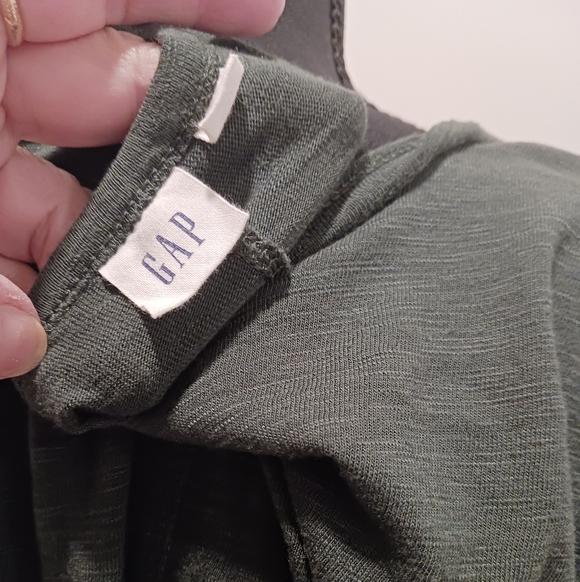 Gap Dark Green Long Sleeve Dress Size L EUC - Picture 2 of 8